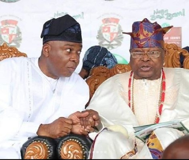 More Photos of Bukola Saraki As He Attends Ojude-Oba Festival in Ijebu-Ode [Photos]