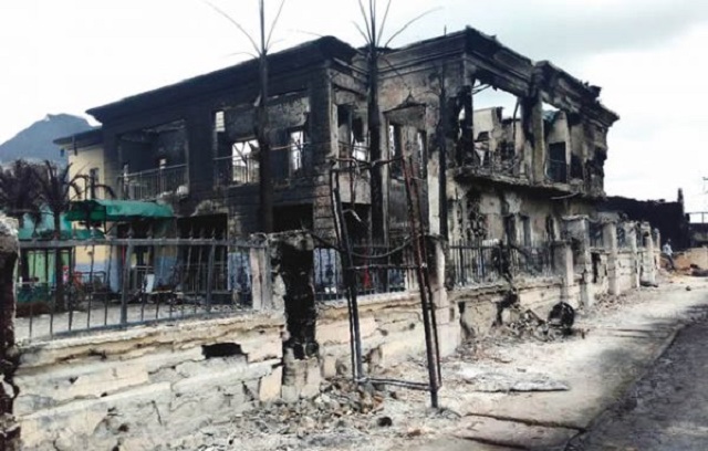 More Photos from the Tanker Explosion That Razed Church, Hotels, Shops in Rivers State
