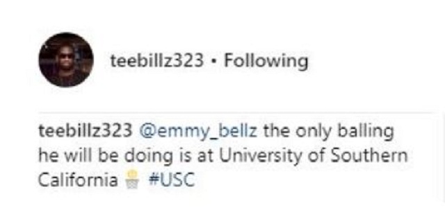 Teebillz Comes Hard For A Fan Who Says “Jamil Balogun Will End Up In A Club”