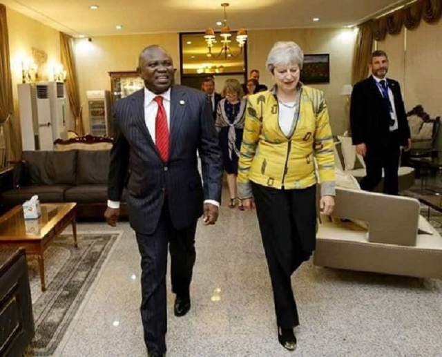 More Photos of Gov. Ambode As He Meets With Theresa May [Photos]