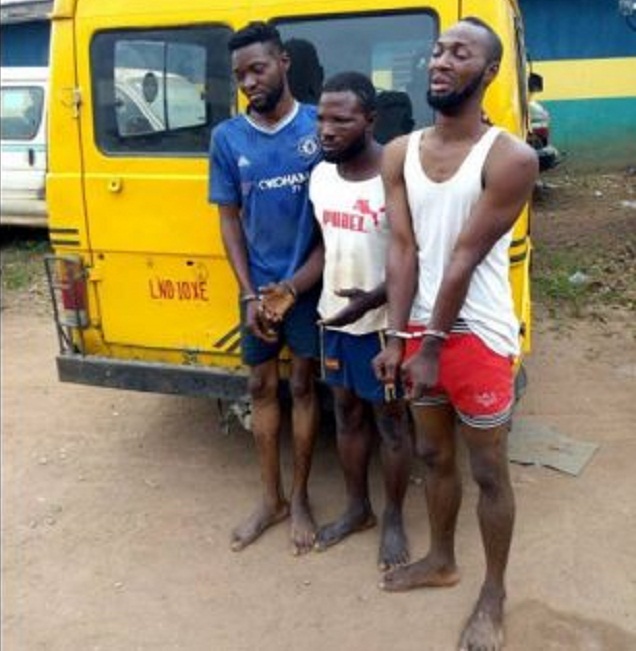 Remorseful Thief Cries Bitterly After Being Paraded For Stealing N14million MTN Solar Panels [Photos]