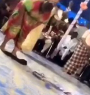 UNBELIEVABLE! Nigerian Lady gives birth to a catfish in Church [photos]