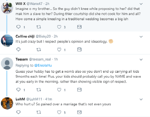 Core Canada Based Nigerian Feminist Narrates How She Avoided Kneeling For Husband During Traditional Marriage