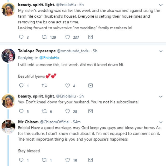 Core Canada Based Nigerian Feminist Narrates How She Avoided Kneeling For Husband During Traditional Marriage