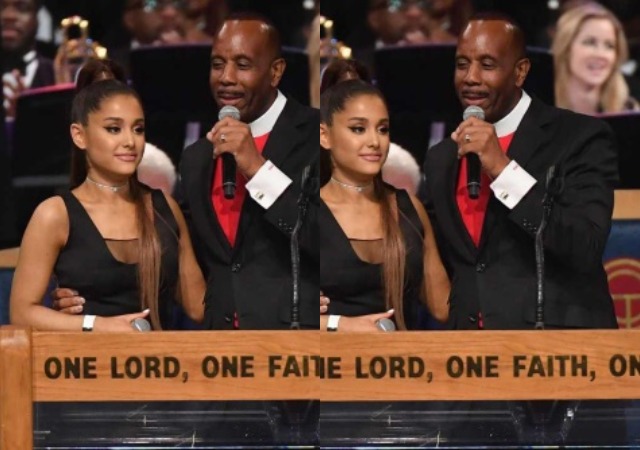 Pastor Ellis Who Was Caught Groping Ariana Grande at Aretha Franklin’s Funeral, Apologizes