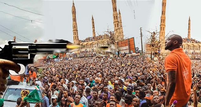 How Davido Reportedly Escapes Gun Shot Attack During Rally in Osun State
