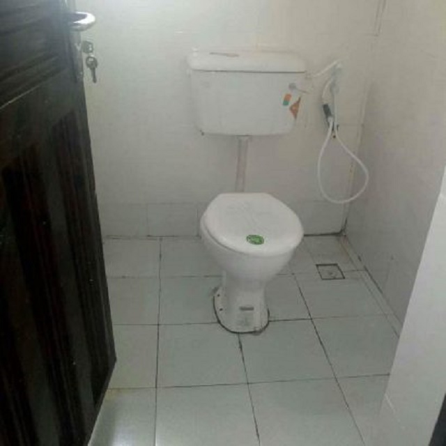 Popular Lagos Council Chairman, Hon. Saliu Adeniyi, Commissions Single Toilet [Photos]