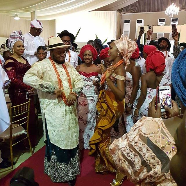 More Lovely Photos from Lala Akindoju and Chef Fregene’s Traditional Wedding