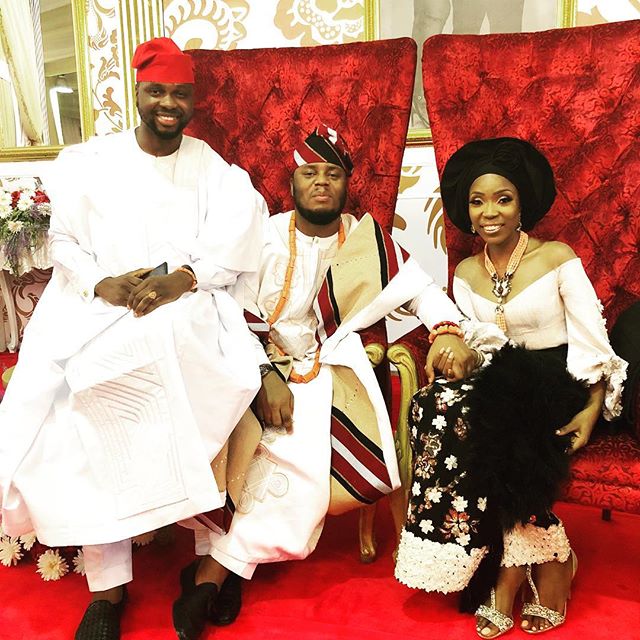 More Lovely Photos from Lala Akindoju and Chef Fregene’s Traditional Wedding