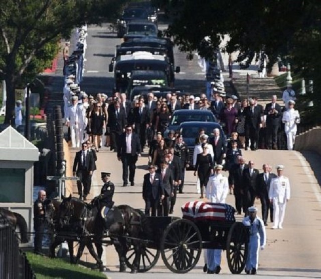 More Photos from the Burial Ceremony of American Senator, John Mccain [Photos]