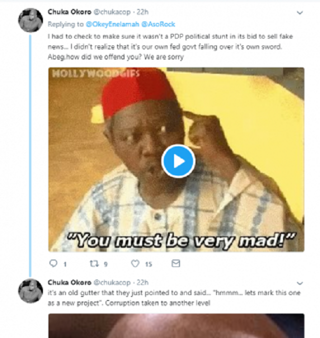 Nigerians Troll OKECHUKWU ENELAMAH, A Nigerian Minister for Commissioning a Gutter