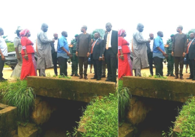 Nigerians Troll OKECHUKWU ENELAMAH, A Nigerian Minister for Commissioning a Gutter