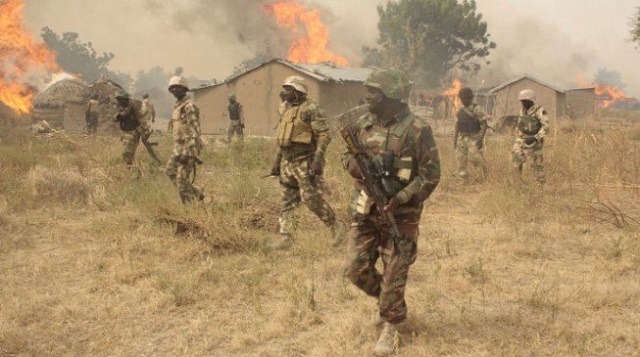 Technically defeated Boko Haram Terrorists Burn down Three Villages in Borno
