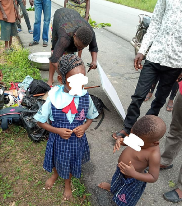 Little Kids Escape Ghastly Accident Unscratched In Delta [Photos]