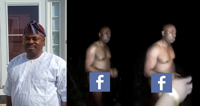 Popular APC Lawmaker Caught Bathing at a Market in Osun State Ahead Of Election [Video]