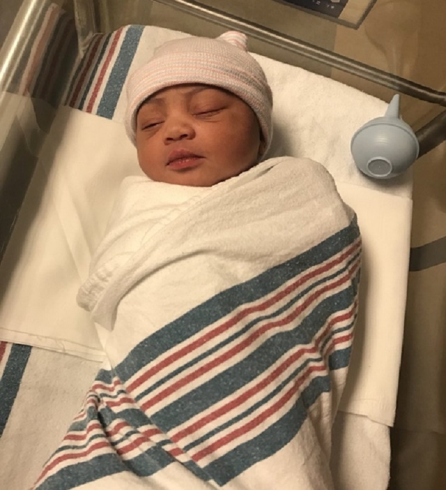 See Adorable Photos of Newborn Baby Girl with Full Eyebrows Melting Hearts Online [Photos]