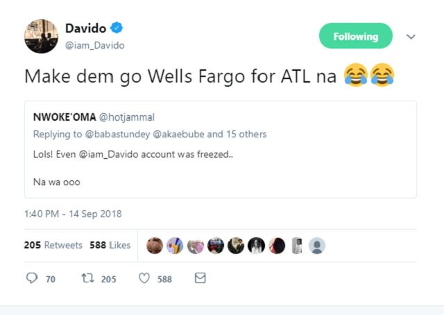 Osun State Gubernatorial Elections: Davido Reacts as EFCC Freezes 7 Accounts Belonging to Adeleke’s Family