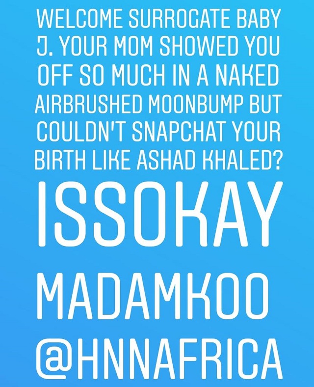 Once Again, Kemi Olunloyo Slams Linda Ikeji, Says BABY J Is A Surrogate Baby