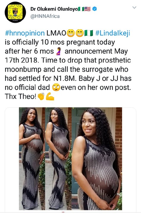 Kemi Olunloyo Releases more Shocking Evidence, Insists That Linda Ikeji Paid Surrogate Mother N1.8M and Photoshopped Her Delivery