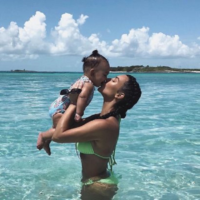 Kim Kardashian Shares Jaw Dropping Photos Of Chicago, True and Stormi [Photos]