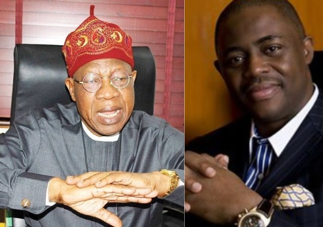 Nigeria’s former Minister of Aviation, Femi Fani-Kayode, has reacted to comment credited to Nigeria’s Minister of Information and Culture, Lai Mohammed about Osun rerun election. Lai Mohammed had alleged that defeat is now staring PDP in the face in Osun rerun election. In a statement in Osogbo, the Osun State capital, on Sunday, Alhaji Lai Mohammed, pointed out that the PDP and its chorus singers have resorted to such flimsy and unsubstantiated allegations because defeat was now staring the party’s candidate in the face. According to Mohammed, those who are shouting themselves hoarse about an alleged rigging and thuggery plan by the APC in Osun are only acting true to type, because, according to him, they are the certified architects of rigging and thuggery, not minding that their murderous thugs have now been sequestered and the rigging capability clearly curtailed. “The PDP and some of its top members have accused INEC, the police and other security agencies as well as the NYSC of all sorts of things,” Mohammed said in the statement. “They have made allegations of thuggery and rigging against the APC. None of the accusations has been substantiated. If only the party had invested its energy in preparing for the election, it may not have become so jittery. ”Unfortunately, the die is cast and the PDP has seen the handwriting on the wall, hence the party’s slip into the panic mode. “On our part, we have confidence in the various institutions saddled with the responsibility of ensuring a successful election in Osun State. We have no need for thuggery or rigging because the people are solidly behind us.” However reacting to the statement, Femi Fani-Kayode wrote on Twitter; “In Osun defeat is staring PDP in the face”-Lai Mohammed. What is this ugly little “mesu jamba” parrot saying? His party rigged the election on sat. by getting INEC to cancel thousands of our votes and we still beat them. Now they want to steal it on Thursday. They will fail!