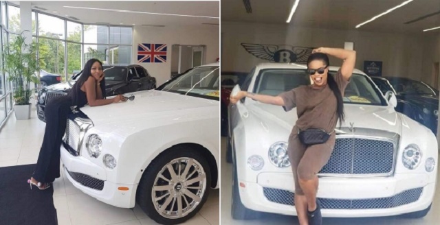 More Photos of the N120 Million Bentley Mulsanne Linda Ikeji Bought For Her Son, Jayce Jeremi