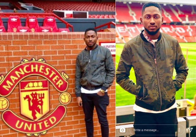 Miracle Visited Manchester United Stadium Days after Dumping Nina [Photos]