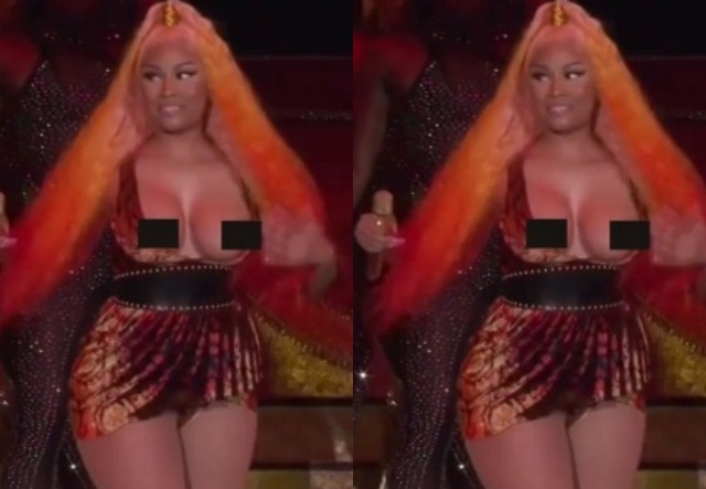 Made In America Festival: Nicki Minaj Suffers Major Wardrobe Malfunction [Photos/Video]