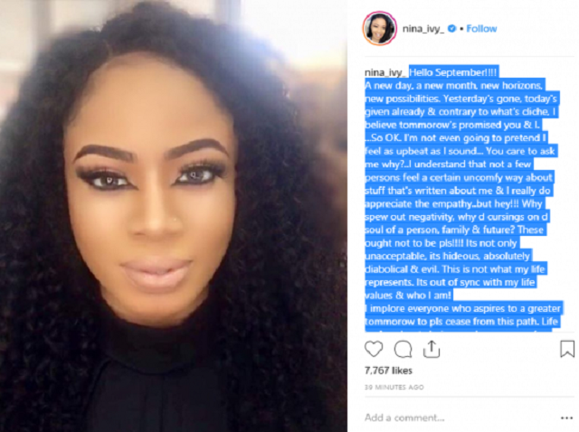 Heartbroken Nina Addresses Her Fans After Miracle Publicly Dumped Her