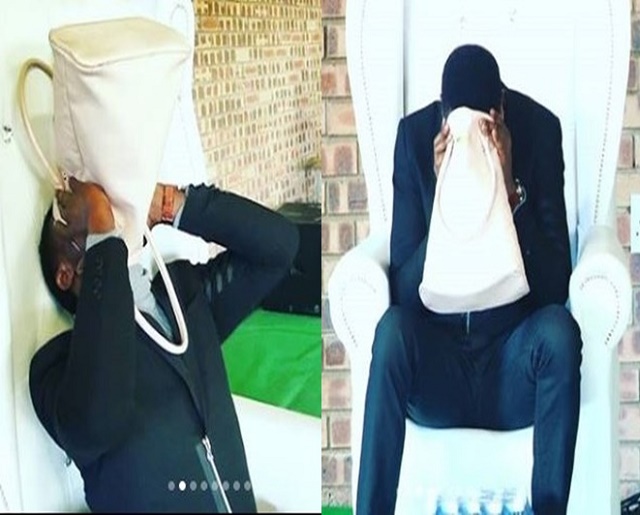 All the Way from Limpopo in S. Africa, Nigerian Pastor Vomits “Miracle Money” During Service [Photos]