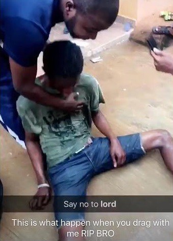 Student hospitalised after a ₦5k bet to drink a bottle of gin [Photos]