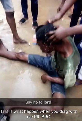 Student hospitalised after a ₦5k bet to drink a bottle of gin [Photos]