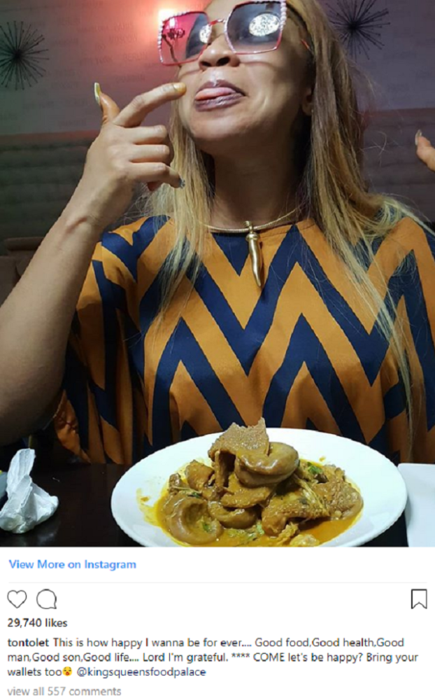 Nollywood Actress, Tonto Dikeh Hints At Being In A Relationship