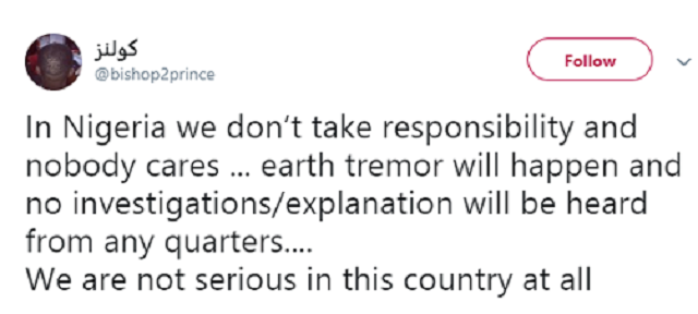 Abuja Earth Tremor: Earth Tremor Rocks Abuja, Even This Morning Too; FG Issues Red Alert