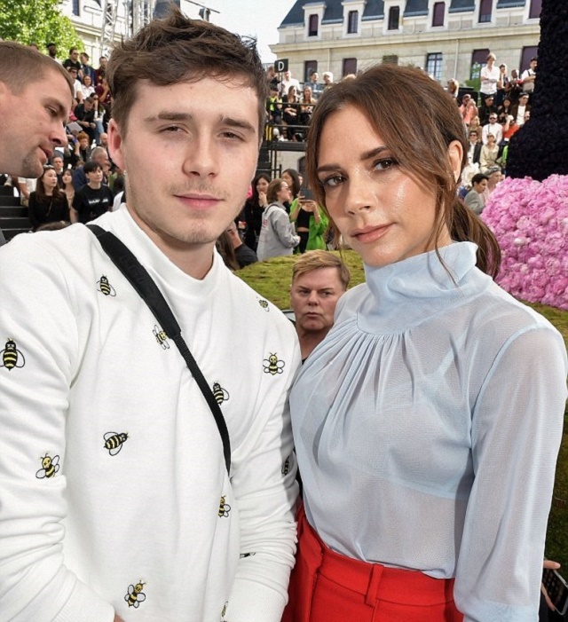 Brooklyn Beckham Shares a 'Topless' Photo of Mum, Victoria Beckham