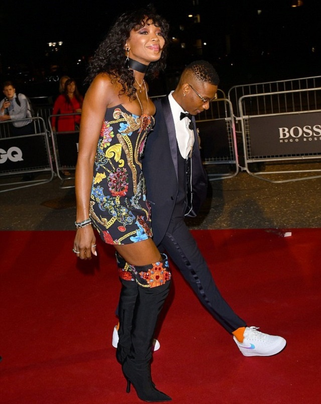 More Photos Of Wizkid and Naomi Campbell at the GQ Men of the Year Awards