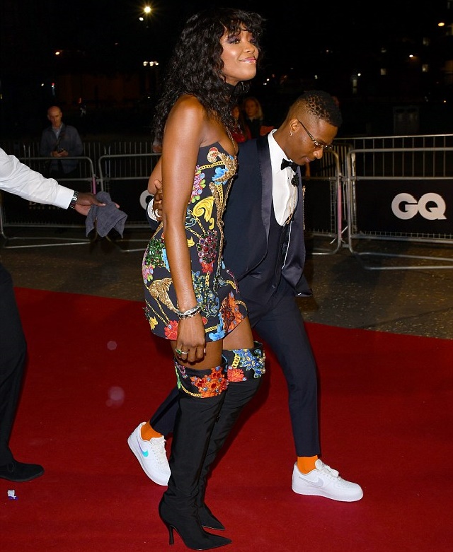 More Photos Of Wizkid and Naomi Campbell at the GQ Men of the Year Awards