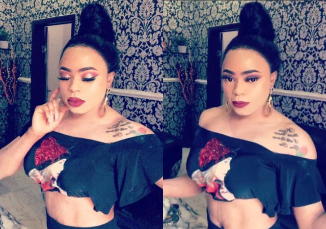 Nigerian Male Barbie, BOBRISKY Gets A New Tattoo [Photos]