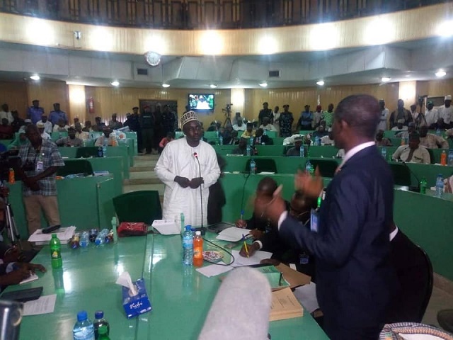 Journalist Jafar Jafar, Who Released the Video Of Gov Ganduje Collecting Bribe Appears Before Kano Stat Assembly [Photos]