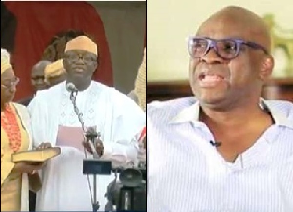 Less Than 24 Hours into Office, Ekiti New Governor, Fayemi Exposes Fayose