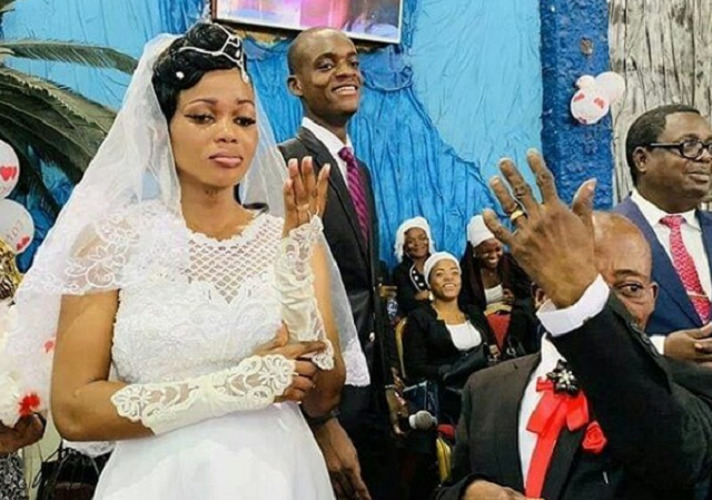 African Bride Wears MOURNFUL LOOKS on Her Wedding Day [Photos]