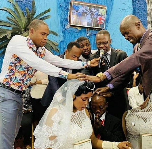 African Bride Wears MOURNFUL LOOKS on Her Wedding Day [Photos]