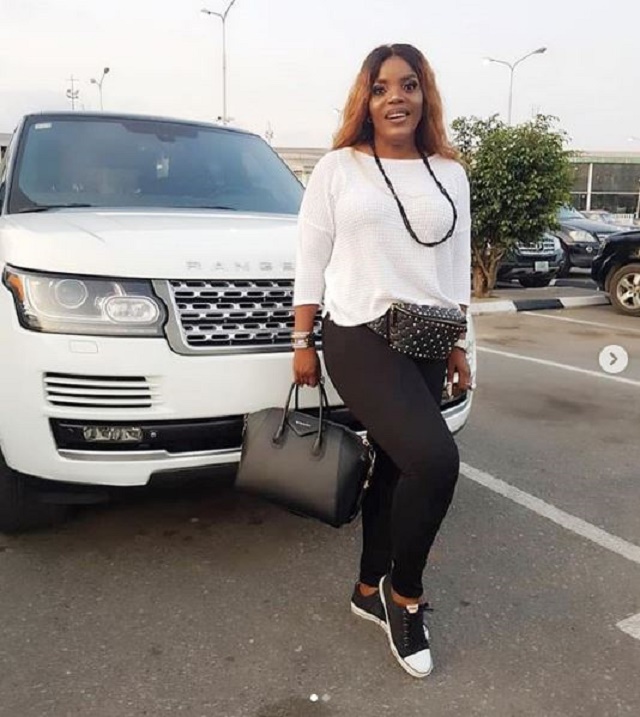 Days after Timaya Saga, Empress Njamah Flaunts Her Range Rover [Photos]