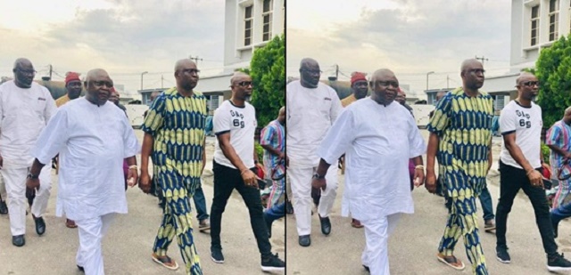Fayose Full of Smiles As He Finally Regains Freedom after Weeks in Detention EFCC Custody