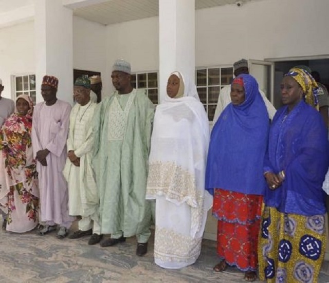 More Photos of FG Delegates as They Visits Leah Sharibu’s Parent in Borno