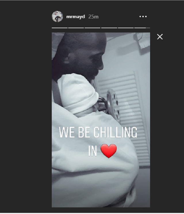 Singer May D and His White Lover, Carolina Welcome a Son [Photos]