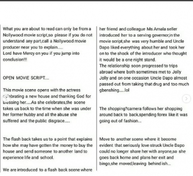 Mercy Aigbe Trends on Twitter over Rumour of Ambode Buying Her and Toke Makinwa A Mansion