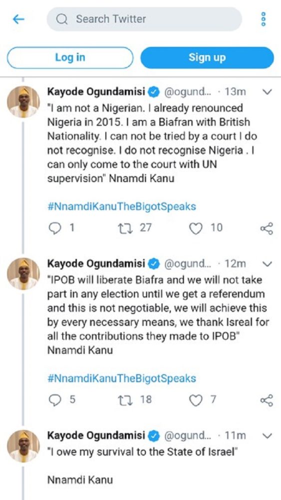 Full Summary of NNAMDI KANU's WORLD PRESS BROADCAST from Jerusalem