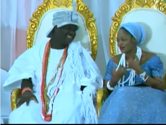 More Photos of Ooni of Ife As He Attends His Wife, Olori Prophetess Naomi's Church in Akure