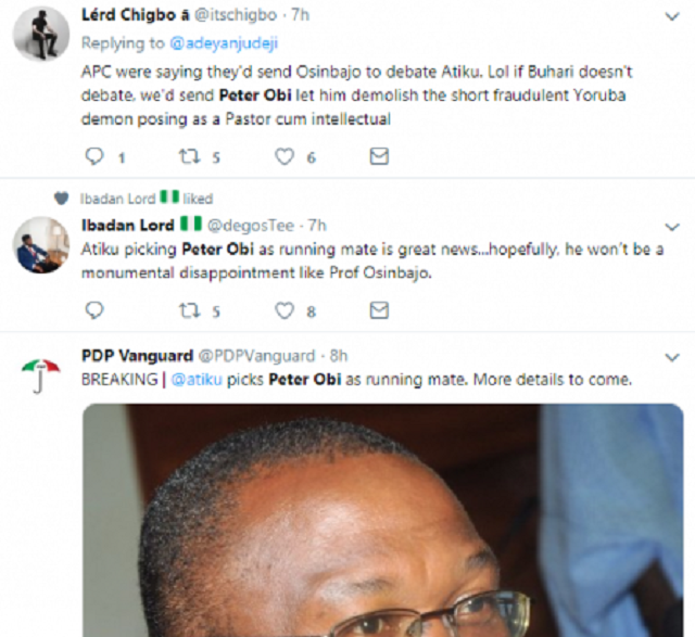 BREAKING: Atiku Abubakar Picks Peter Obi as Running Mate [Photos]